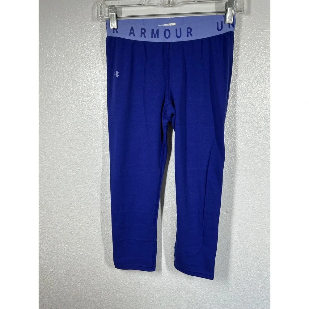Under Armour‎ Pants Mens Small Blue Fitted Compression Base Layer Athletic Gym